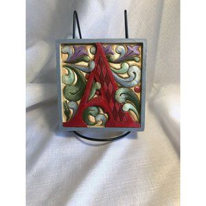 Jim Shore Monograms - Heartwood Creek - "A" -2008